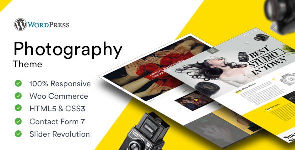 Photography – Photoshoot and Videography Responsive WordPress Theme