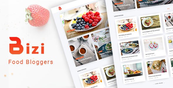 Bizi – A WordPress Theme for Food Bloggers