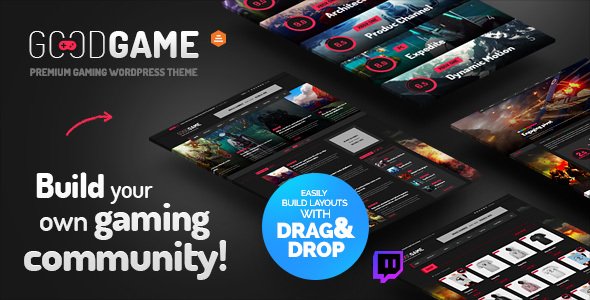 GoodGame – Twitch Integrated WordPress Gaming News Magazine