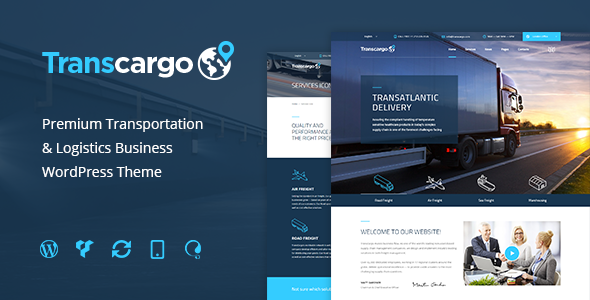 Transcargo – Transportation WordPress Theme for Logistics