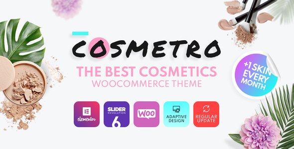 Cosmetro – Cosmetics Store Elementor WooCommerce Theme