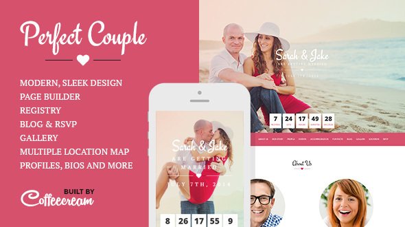 Perfect Couple – Wedding WordPress Theme