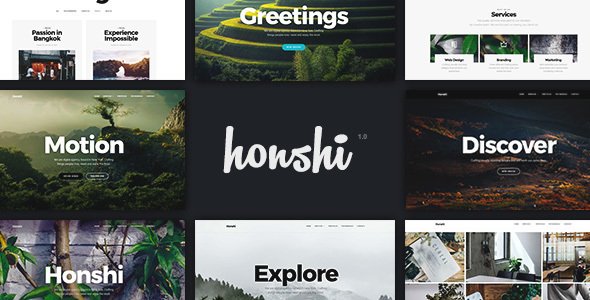 Honshi – Elementor Portfolio Agency WordPress Theme