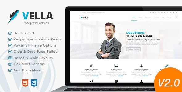Vella – Modern Business Theme