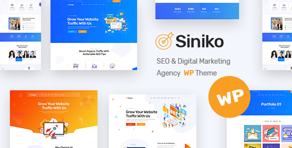 Siniko – Marketing Agency WordPress Theme