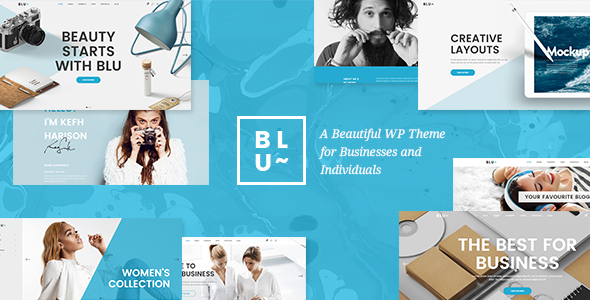 Blu – A Beautiful Business Theme for Agencies and Individuals