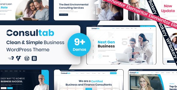 Consultab – Consulting Business & Finance WordPress Theme