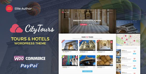 CityTours – Hotel & Tour Booking WordPress Theme