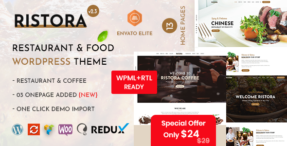 Ristora – Restaurant & Food WordPress Theme