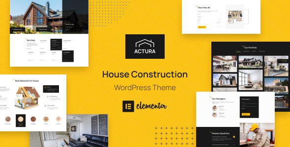 Actura – Construction WordPress theme