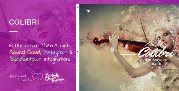 Colibri – WP Theme for Busy Musicians