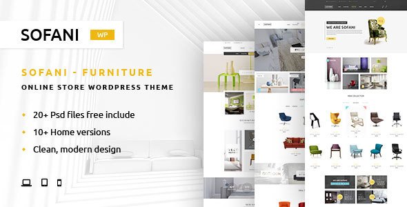 Sofani – Furniture Store WooCommerce WordPress Theme