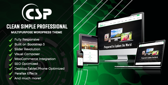 CSP Responsive Multipurpose WordPress Theme