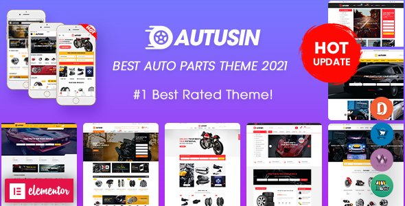 Autusin – Auto Parts & Car Accessories Shop Elementor WooCommerce WordPress Theme