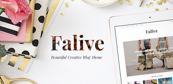 Falive – Beautiful Creative & Fashion Blog Theme