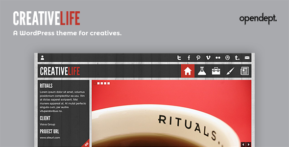 CreativeLife – WordPress Theme For Creatives