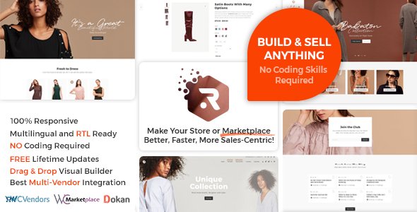Rigid –  WooCommerce Theme for Enhanced Shops and Multi Vendor Marketplaces