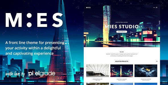 MIES – An Avant-Garde Architecture WordPress Theme