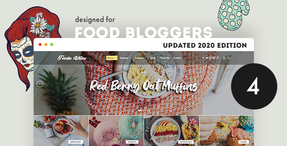 Lahanna – Food Blog WordPress Theme