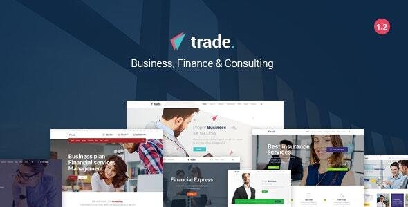 Trade – Business and Finance WordPress Theme