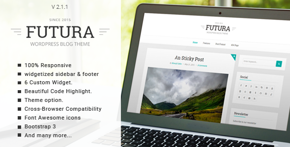 Futura – Responsive Minimal Blog Theme