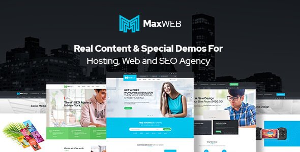MaxWeb – Hosting & SEO Agency WordPress Theme