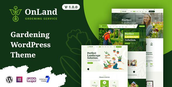 OnLand – Gardening WordPress Theme