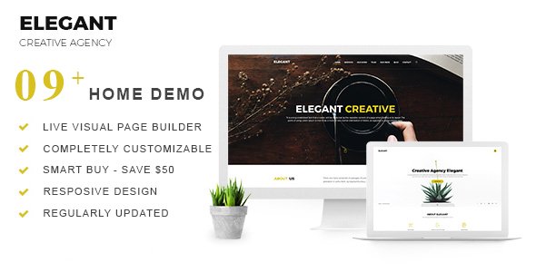 Elegant | Creative Agency WordPress Theme