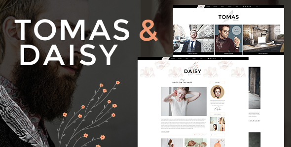 Tomas and Daisy – Personal Blog Theme