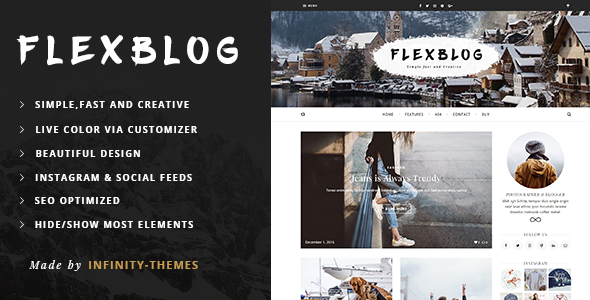 Flexblog –  A Personal WordPress Blog Theme