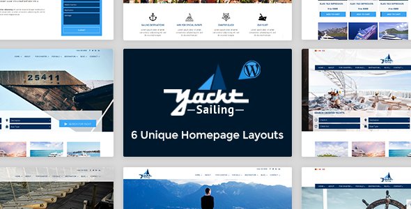 Yacht Sailing – Marine Charter WordPress theme