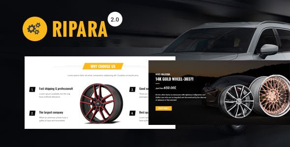 Ripara – Auto Repair & Car WooCommerce WordPress Theme