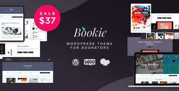 Bookie – WordPress Theme for Books Store