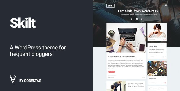 Skilt – A WordPress theme for Frequent Bloggers