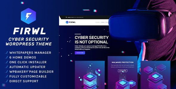 Firwl – Cyber Security WordPress Theme