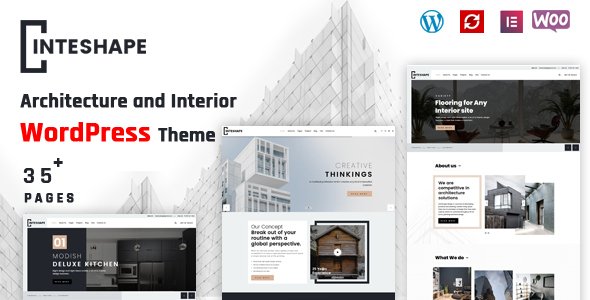 Inteshape – Architecture and Interior WordPress Theme