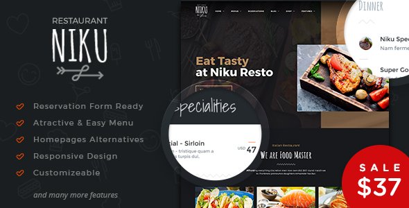 Niku – Restaurant & Food Menus WooCommerce Theme