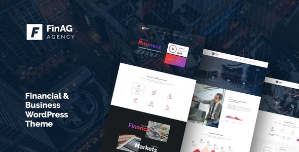 Finag – Creative &  Finance Agency WordPress Theme