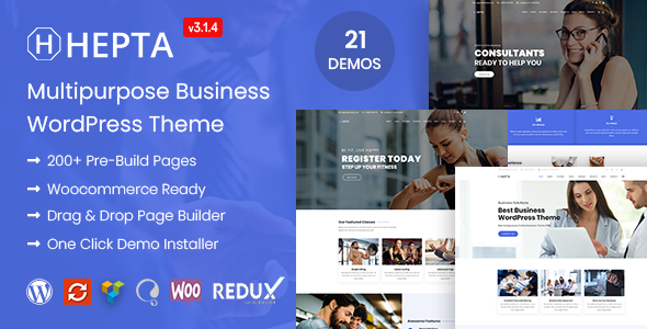 Hepta – Multipurpose Business WordPress Theme