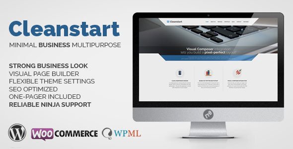 Corporate Business WordPress Theme – Cleanstart