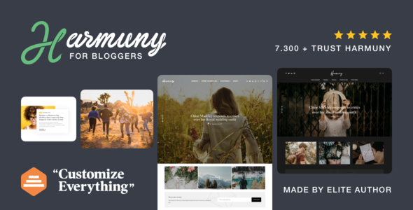 Harmuny – Modern WordPress Blog Theme