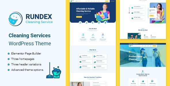 Rundex – Cleaning Services WordPress Theme