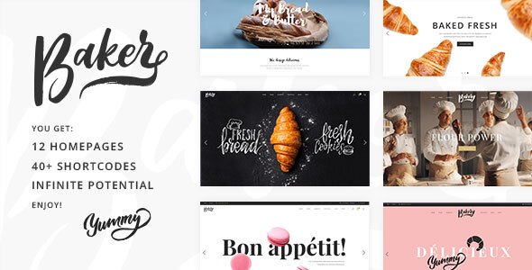 Baker – Fresh Bakery, Pastry and Cake Shop Theme