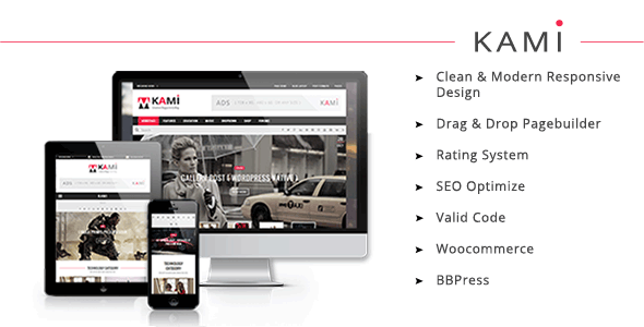 KAMI – Creative Magazine and Blog WordPress Theme