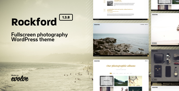 Rockford – Fullscreen Photography WordPress Theme