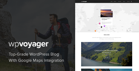 WPVoyager – Travel Blog WordPress Theme