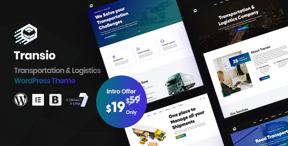 Transio – Transportation & Logistics WordPress Theme