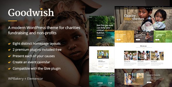 Goodwish – Charity & Nonprofit Theme