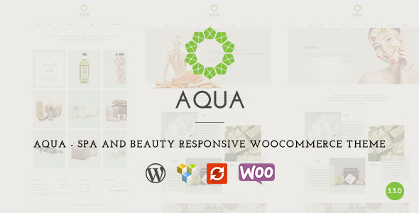 Aqua – Spa and Beauty Responsive WooCommerce WordPress Theme