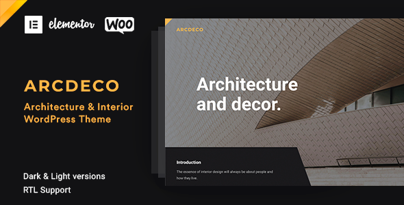 Arcdeco – Interior Design Theme